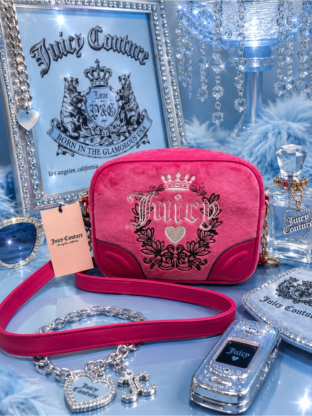 Juicy couture heritage crossbody purse